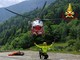 Maltempo in Valsesia, 13 persone evacuate con l'elicottero.