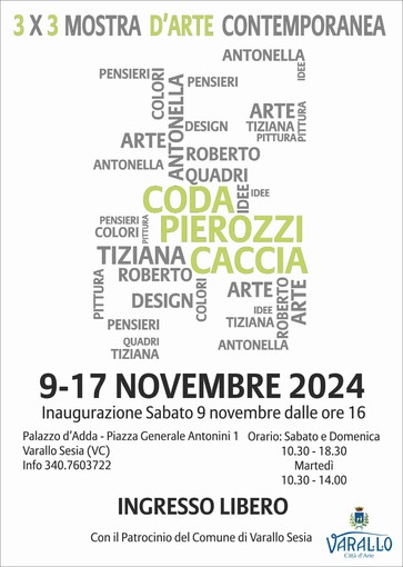 A Varallo la mostra d'arte 3x3.