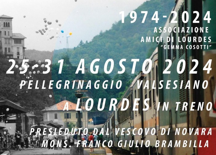 Compie cinquant’anni il pellegrinaggio Varallo-Lourdes