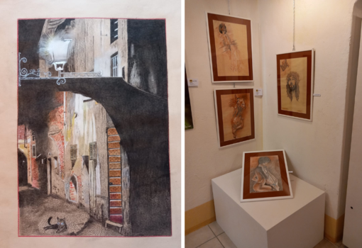 Leonardo Pagani, l’artista varallese in mostra a Novara.