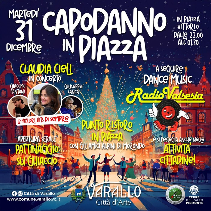 A Varallo sarà Capodanno in piazza