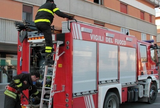 Intervento dei vigili del fuoco a Postua (foto archivio)