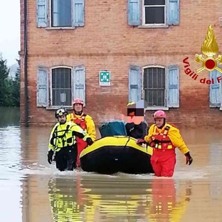 I Vigili del Fuoco di Vercelli in soccorso alle popolazioni dell'Emilia Romagna