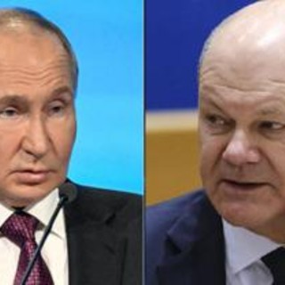 Ucraina, telefonata di un'ora tra il cancelliere Scholz e Vladimir Putin